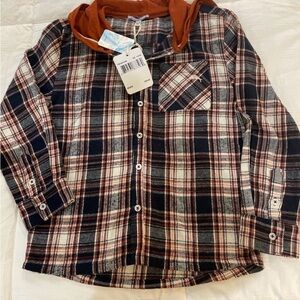 BOYS TOMMY BAHAMA FLANNEL SHIRT